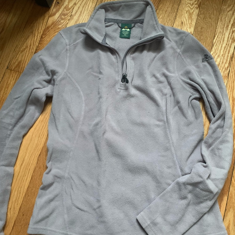 Eastern Mountain Sports Gray Fleece Pullover